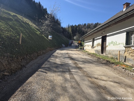 Sanacija cestišča Kamnik – Palovče – Vranja Peč (14)